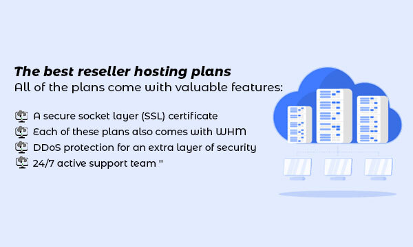 4valuable features showing the reseller hosting plans